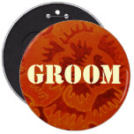 De bruids Knoop van de Partij Speld Buttons