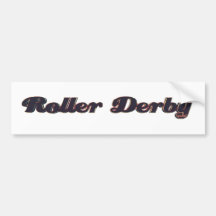 De bumpersticker van de Derby van de rol