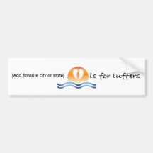 De bumpersticker van Sunset_Namedrop van Luffers