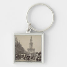 De bundel, c.1880 (sepia foto) sleutel hangers