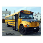 De Bus van de School van Boston Wens Kaarten