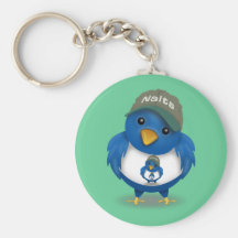 De Bus van de tjilpen Sleutel Hangers