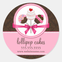 De cake knalt de Verbindingen van de Doos van de B Stickers