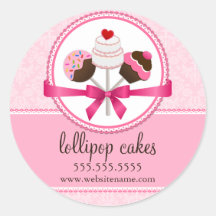 De cake knalt de Verbindingen van de Doos van de B Sticker