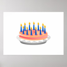 De Cake van de verjaardag Afdruk
