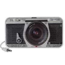 De Camera van SLR met Rol op de Luidspreker van he