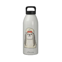 De Cartoon van Tzu van Shih Herbruikbare Water Flessen