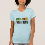 De cassette kleurt Verontrust Overhemd T Shirts