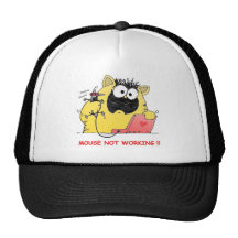 De chat étrange casquettes de camionneur