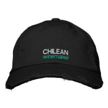 DE CHILEENSE MAKER VAN DE WIJN GEBORDUURDE BASEBALL CAP