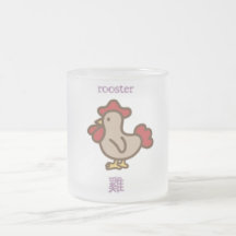 De Chinese Haan van de Dierenriem Mok
