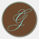 De Chocolade van de Verbinding van de envelop en h Sticker