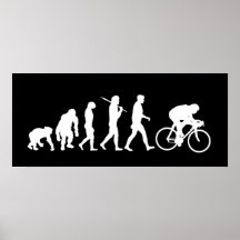 De cirkelende het pedaalmacht van Fietsers het Ren Print