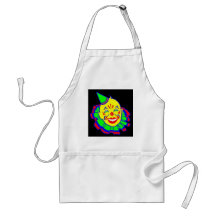 De Clown van het neon Schort