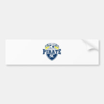 De Club van het Voetbal van de Piraat van Galvesto Bumpersticker