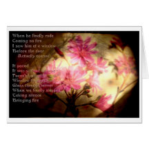 De collagegedicht van Wildflower Wenskaart