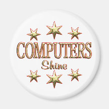 De computers glanzen magneet