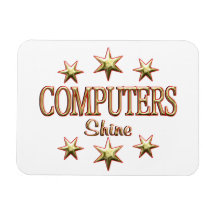 De computers glanzen rechthoek magneet