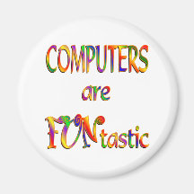 De computers zijn FUNtastic Koelkast Magneten