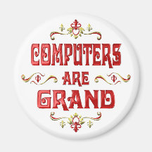 De computers zijn Groot Koelkast Magneetjes