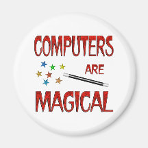 De computers zijn Magisch Koelkast Magneten