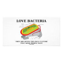 De Cultuur van de Bacteriën van de liefde slechts  Gepersonaliseerde Fotokaarten