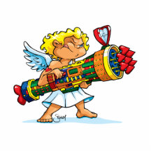 De Cupido van Rambo van Sculpture_Valentine van Se Uitsnede