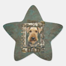 De Dag van vaders - de Poten van de Steen - Aireda Stervormige Sticker