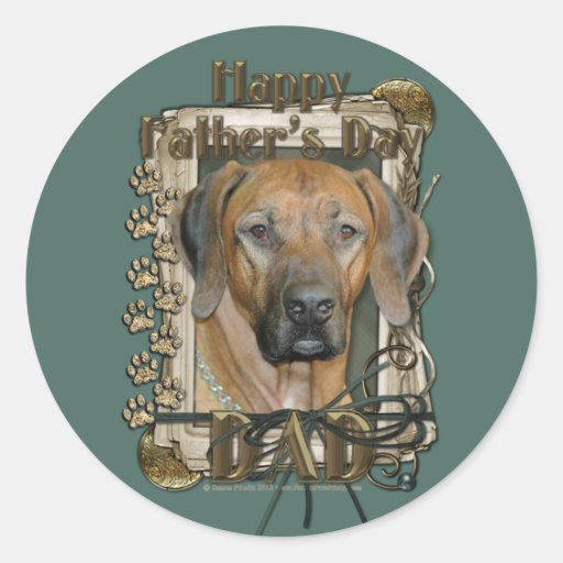 De Dag van vaders - de Poten van de Steen - Rhodes Sticker