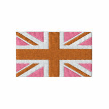 De dames vormen de Britse Bovenkant van de Vlag