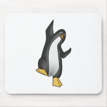 De dansende Pinguïn van de Cartoon Muis Matten