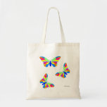 De dansende Zak van Vlinders Canvas Tas