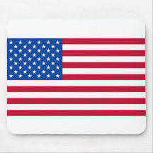 De de Amerikaanse T-shirts en Giften van de Vlag Muis Mat
