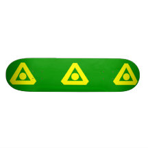 De delta, Britse vlag van Colombia Skateboard Deck
