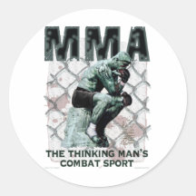 De denker MMA Stickers