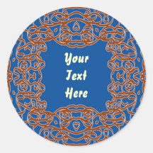 De diepe Blauwe sticker van de Bandana