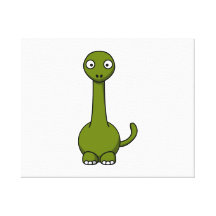 De Dinosaurus van de cartoon Stretched Canvas Prints