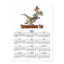 de dinosaurus van de tyrannosaurussen rex tex cowb visitekaartjes