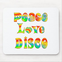 De Disco van de Liefde van de vrede Muis Matten
