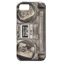 De Doos van de Boom van Hip Hop Case-Mate iPhone 5 Hoesje