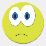 De droevige Sticker van het Gezicht