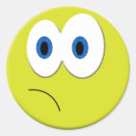 De droevige Sticker van het Gezicht