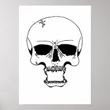 De Druk van de schedel Print