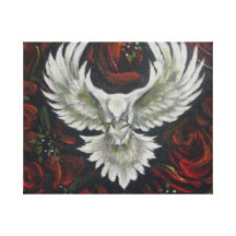 De Druk van het Canvas van de Aankomst van liefdes Stretched Canvas Print