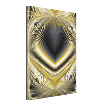 De Druk van het Canvas van de goudmijn ~ Gallerij Wrapped Canvas