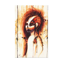 De Druk van het Canvas van de Vlinder van de monar Stretched Canvas Print