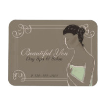 De Earthy Spa Magneet van de Reclame met de Vrouw 