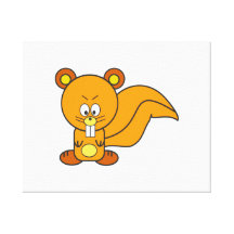 De Eekhoorn van de cartoon Gallerij Wrapped Canvas