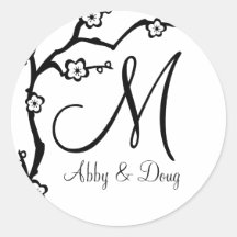 De Eenvoudige Tak van de Bloesem van de Kers DIY Stickers