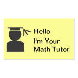 De eenvoudige Visitekaartjes van het Tutoring